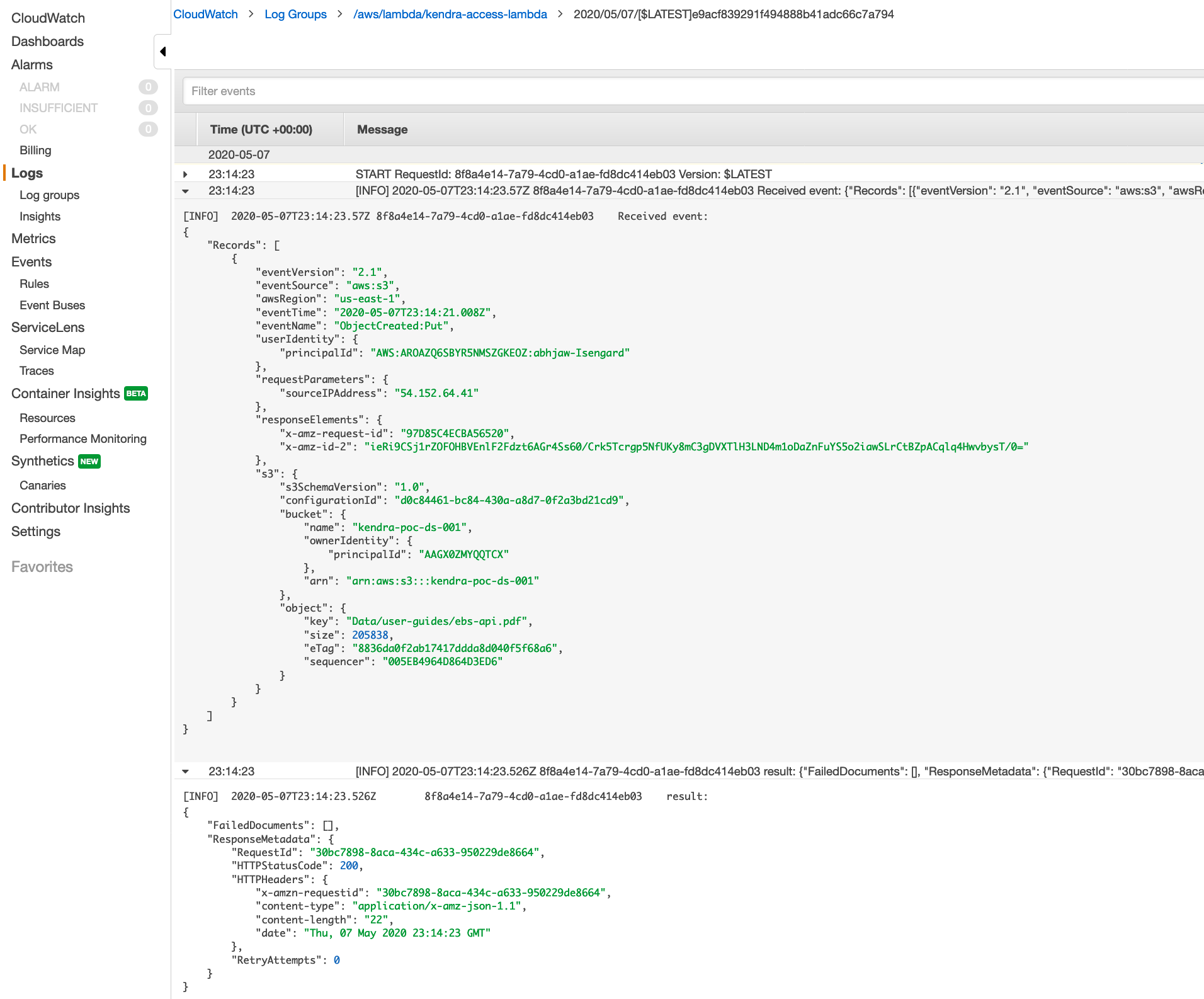 CloudWatch Logs